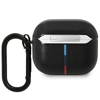 2. Etui BMW Leather Curved Line na AirPods 3 gen - czarne