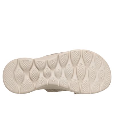 5. Skechers damskie Japonki GO WALK FLEX SANDAL IMPRESSED 141420 DKTP