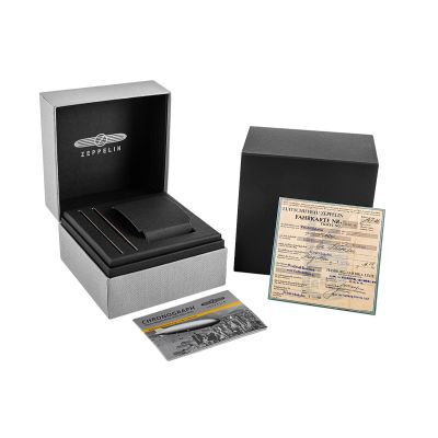 7. Zegarek Męski ZEPPELIN 100 Yahre Chronograph 8670-1 + BOX