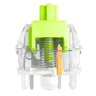 3. Przełącznik mechaniczny Glorious Raptor Standard Switch, mechanisch, 5-Pin, clicky, MX-Stem, 55g - lubed, 36 Stück