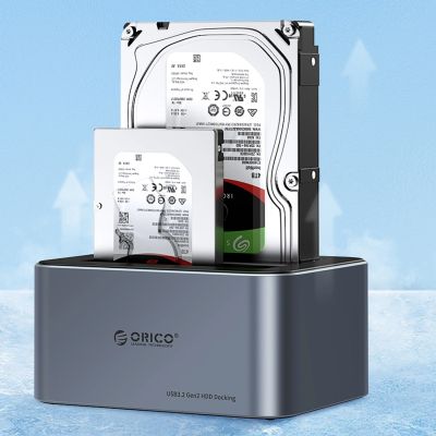 3. Stacja dokująca Orico 6656C3-C na 5 dysków z funkcją klonowania offline 2,5"/3,5" SATA HDD/SSD - szara