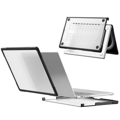 5. Etui Tech-Protect Velar na MacBook Pro 16" 2021 / 2023 / 2025 / 2026 - przezroczysto-czarne