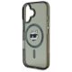 6. Etui Karl Lagerfeld IML Metal Choupette Head MagSafe na iPhone 16 - czarne