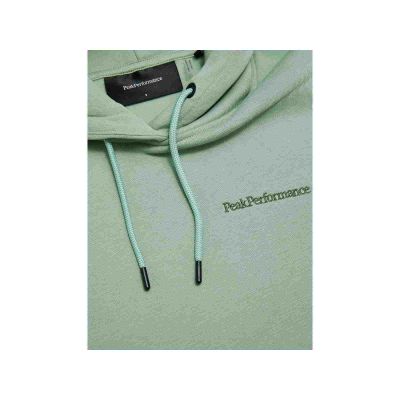 4. Bluza damska PEAK PERFORMANCE W Original Small Logo Hood kolor zielony