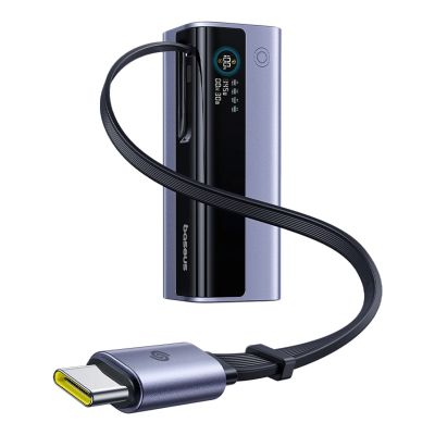 2. Powerbank Baseus EnerGeek GR11 20000mAh 145W ze zwijanym kablem - szary