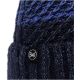 2. Czapka BUFF KNITTED & FLEECE BAND BEANIE AKNA NIGHT BLUE