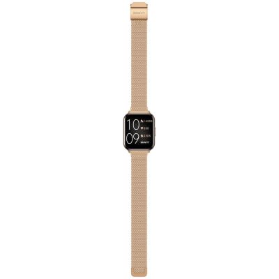 10. Smartwatch Gravity Różowe Złoto Pasek + Bransoleta GT44-2
