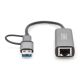 4. Adapter USB Typ-C na Gigabit Ethernet 2,5GUSB-C + USB A (USB 3.1/3.0)