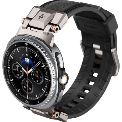5. Pasek Spigen DuraPro Armor na Samsung Galaxy Watch 40 / 44 / 46 mm -czarny