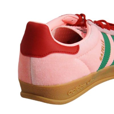 9. Buty damskie Adidas Gazelle Indoor W Pink Velvet Różowe - JI2713