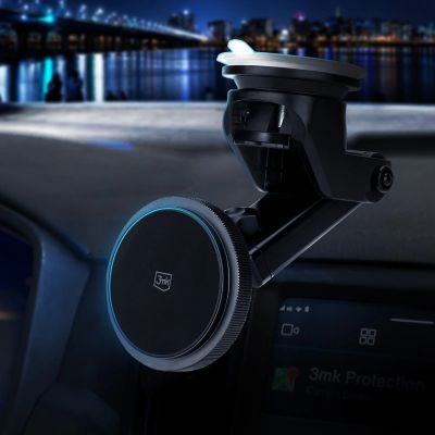 15. Uchwyt samochodowy 3mk Car MagCharger na szybę i deskę rozdzielczą