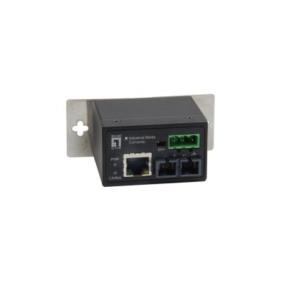 4. LevelOne FE Konwerter RJ45->ST 100Mbps MM Indu. 1310nm 2km