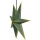 3. DEKORACJA PAPIEROWA GWIAZDA 60CM ZIELONA SASKA GIFT & DECOR