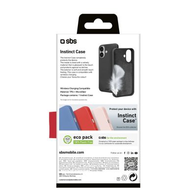 4. Etui SBS Instinct na iPhone 16 - czarne