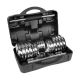 11. REBEL ACTIVE HANTLE REGULOWANE CHROMOWANE W WALIZCE Z GRYFEM, ZESTAW 30 KG