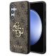 Etui Guess 4G Big Metal Logo na Samsung Galaxy S24 - brązowe
