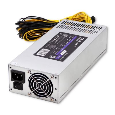 9. QOLTEC ZASILACZ PCI-E 1850W | 80 PLUS PLATINUM | GAMING MINER