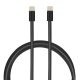 3. IBOX KABEL IKUTCS1B USB-C 60W SILICON 1M BLACK