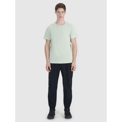 5. T-shirt regular z nadrukiem męski 4F 4FWSS25TTSHM2239-47S