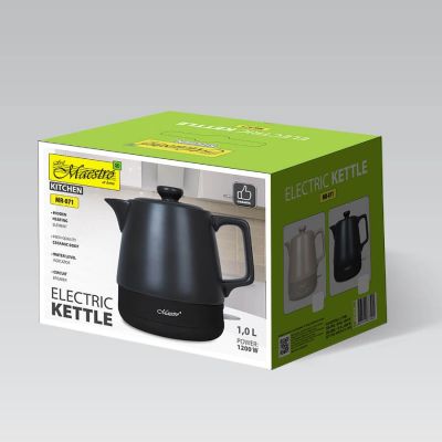 3. Czajnik elektryczny 1L MR-071-BLACK MAESTRO
