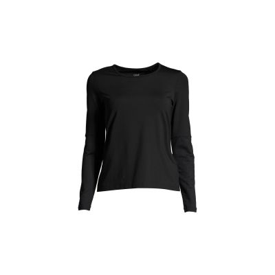 Koszulka CASALL Essential Mesh Detail Long Sleeve czarny