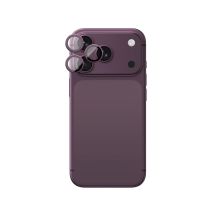 Szkło szafirowe na obiektyw aparatu AMAZINGTHING Titan Vision Lens Sapphire na iPhone 18 Pro / 18 Pro Max - fioletowe