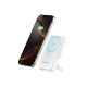 22. Powerbank Wozinsky WLWP-10KA0Y3WS 22,5W PD Qi2 10000 mAh, z podstawką, 1x USB-A, 1x USB-C - biały