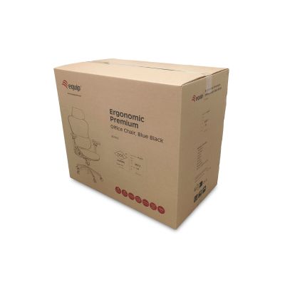 7. Equip Ergonomischer BĂĽrostuhl+Kopf/ArmstĂĽtzen+SFS    schwarz lite Retail