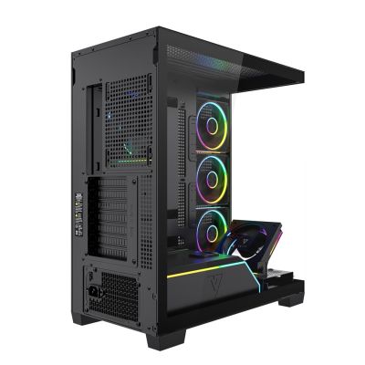 6. MODECOM OBUDOWA VOLCANO STELLAR PLUS ARGB MIDI 5F BLACK