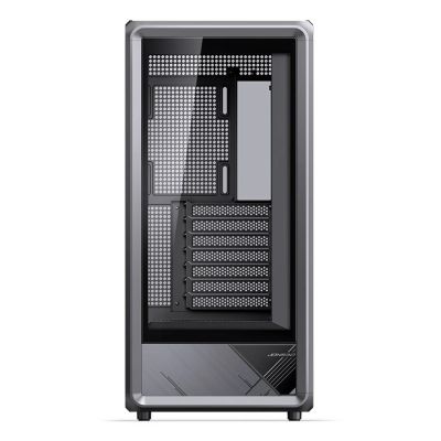 6. Jonsbo D401 PC-Gehäuse, Midi Tower, ATX, Tempered Glass - schwarz