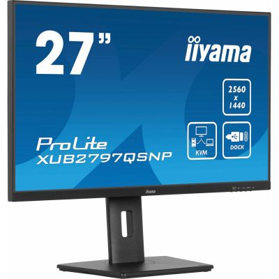 4. Monitor iiyama ProLite XUB2797QSNP-B1 27" 2560 x 1440 px Wide Quad HD LED Czarny