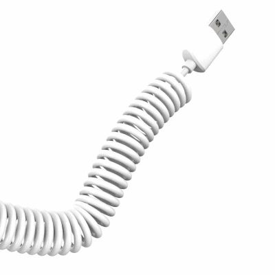 3. Dudao zestaw samochodowa ładowarka 2x USB 2.4A + kabel przewód USB 3w1 Lightning / Typ C / micro USB biały (R7 white)