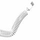 3. Dudao zestaw samochodowa ładowarka 2x USB 2.4A + kabel przewód USB 3w1 Lightning / Typ C / micro USB biały (R7 white)
