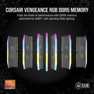 6. Corsair CMH64GX5M2B5200Z40K moduł pamięci 64 GB 2 x 32 GB DDR5
