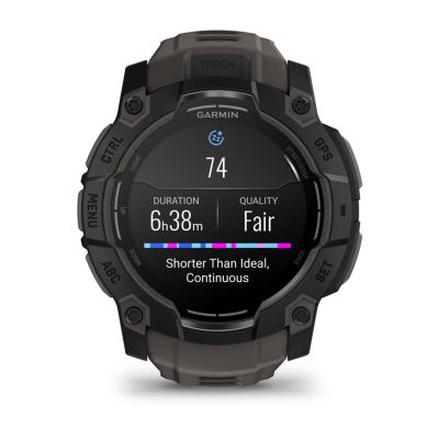 4. Garmin Instinct 3 AMOLED 3,3 cm (1.3") 50 mm Cyfrowy 416 x 416 px Ekran dotykowy Czarny GPS
