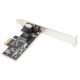 23. DIGITUS KARTA SIECIOWA PRZEWODOWA PCI EXPRESS 1X RJ45 2.5 GIGABIT ETHERNET 2500MBPS DN-10135
