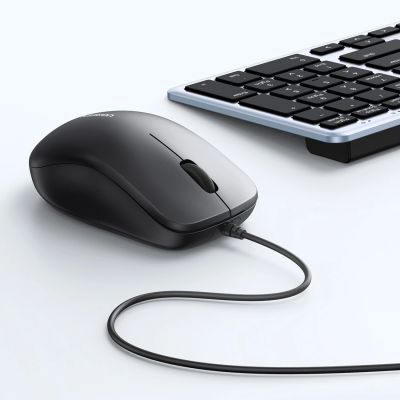 3. Myszka Ugreen przewodowa optyczna - czarna