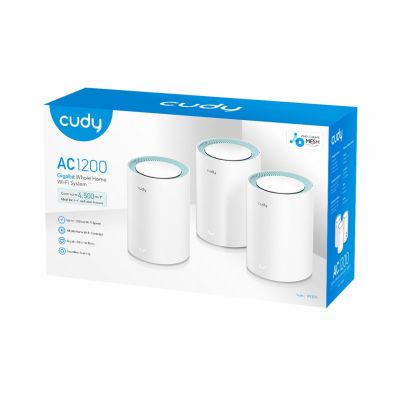 4. CUDY M1300(3-Pack) | Mesh, WiFi 5, 2,4GHz/5GHz,