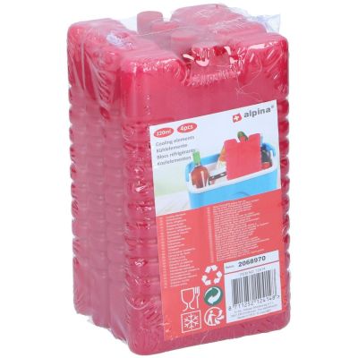 WKŁAD DO LODÓWKI 4X220ML CZERWONY