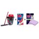3. Mop płaski Vileda Ultramax Box z zestawem kuchennym | rękawiczki Universal 1 para+ściereczka Actifibre Pro kuchenna 1szt.