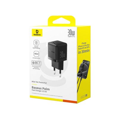 9. Ładowarka sieciowa Baseus Palm 30W USB-C - czarna