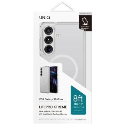 3. Etui UNIQ LifePro Xtreme na Samsung Galaxy S26+ Magclick Charging - przezroczyste