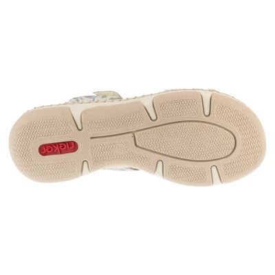 4. Rieker Slides Shoes 66292-90 Białe 36