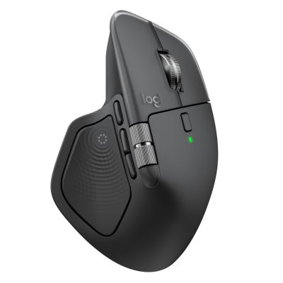 2. Logitech MX Master 4 myszka Biuro Po prawej stronie RF Wireless + Bluetooth Laser 8000 DPI