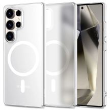 Etui Tech-Protect MagSlim MagSafe na Samsung Galaxy S25 Ultra - przezroczysty