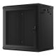 7. SZAFA INSTALACYJNA RACK WISZĄCA 19" 12U 600X450 CZARNA DRZWI PERFOROWANE LANBERG (FLAT PACK)