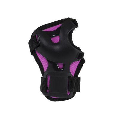 10. Ochraniacze zestaw Nils Extreme czarno-różowy H210 rozmiar L 