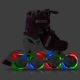 9. Wrotki-rolki-łyżwy regulowane Smj sport Combo Hearts 3w1 Led Jr HS-TNK-000011510