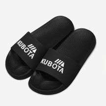 Klapki męskie plażowe basenowe basic czarne Kubota