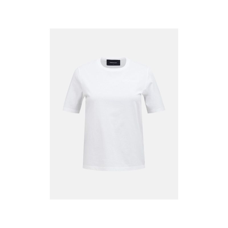 Koszulka damska PEAK PERFORMANCE W Original Small Logo Tee kolor biały